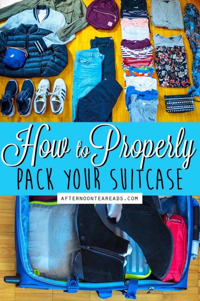 how to pack your suitcase