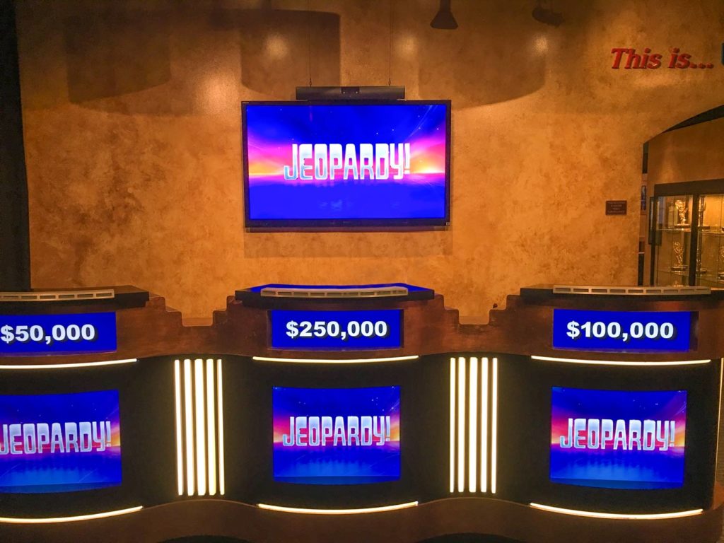 Jeopardy Set Sony Studio Tour