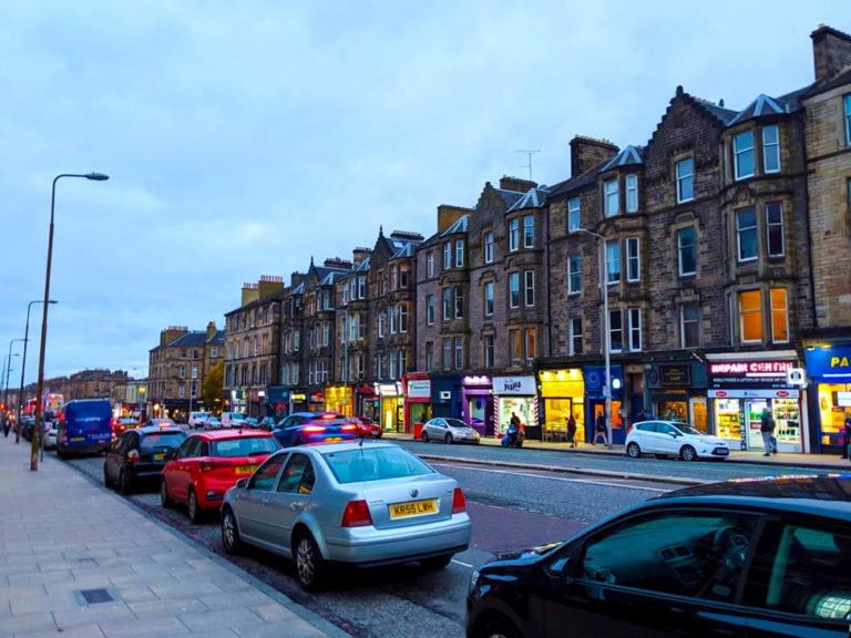 leith-walk with shops and restaurants