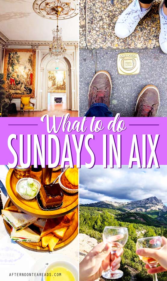 How to Spend Your Sunday in Aix-en-Provence? There's more than enough to fill your time with on Sundays in Aix just because the shops are closed! #aixenprovence #aixtravel #sundaysineurope #whattodoinaix