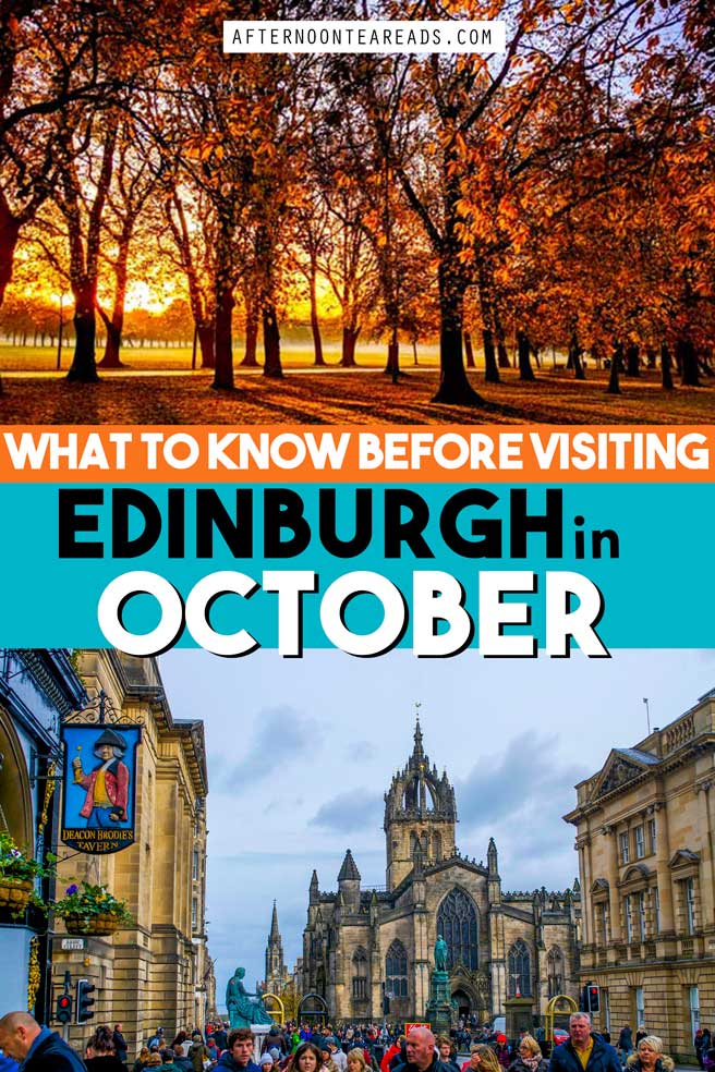 Edinburgh In October The Ultimate Guide Afternoon Tea Reads