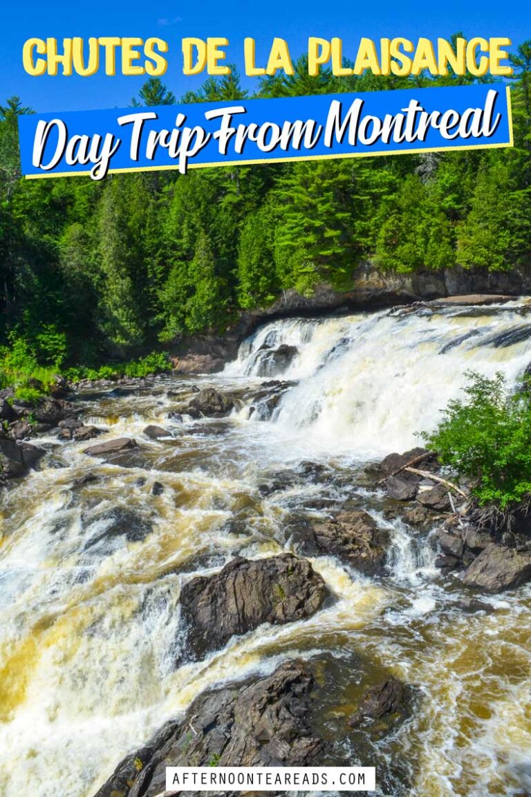 Visiting Les Chutes de la Plaisance Waterfalls in Quebec Day Trip From Montreal #chutedelaplaisance #quebecwaterfall #waterfallnearmontreal #waterfall