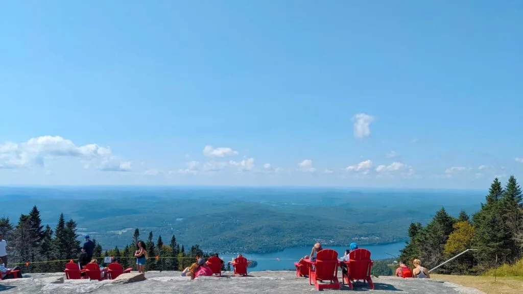view-at-the-top-of-mont-tremblant-hike-in-the-summer