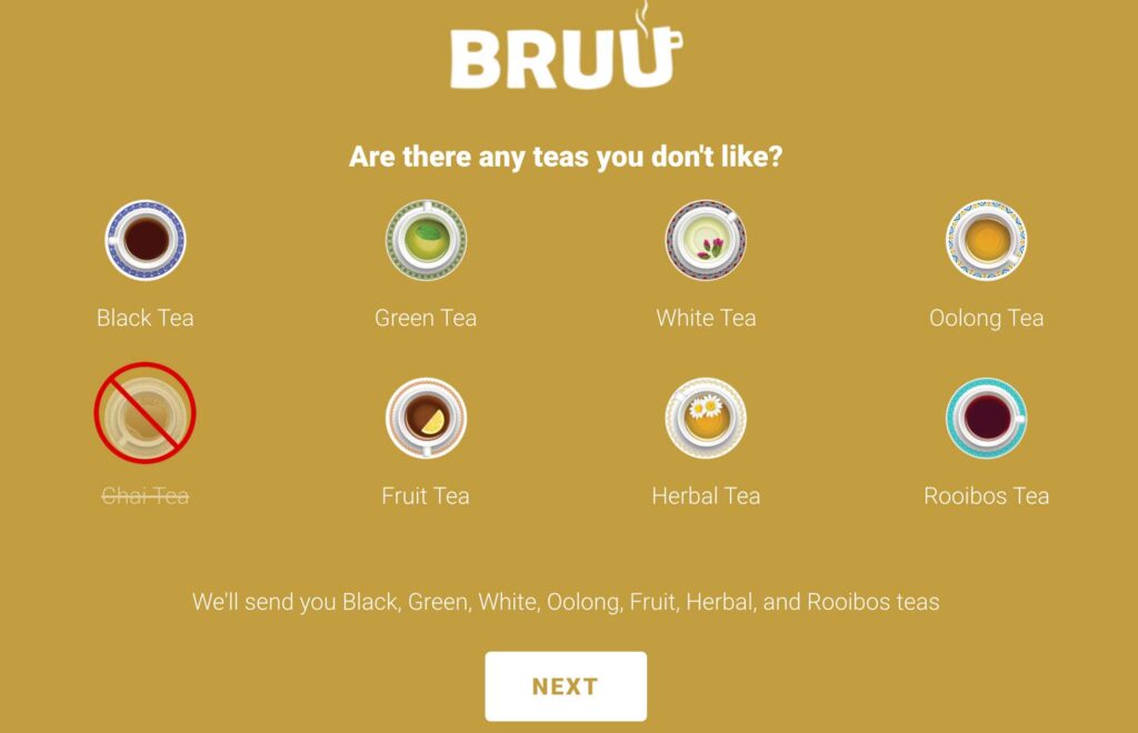 personalized-tea-box-options-bruu-tea-screenshot