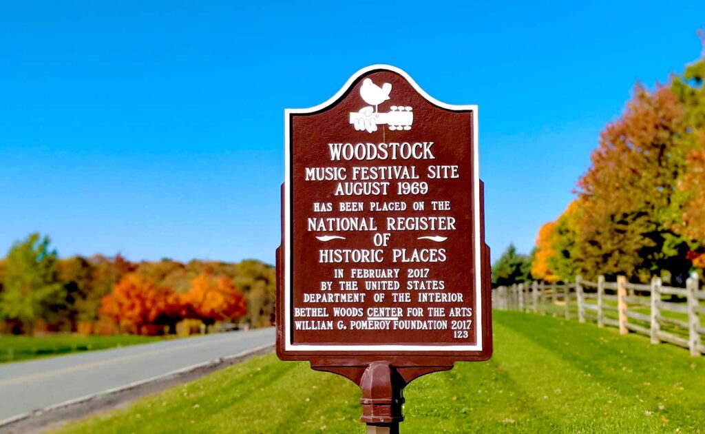 can you visit where woodstock was held