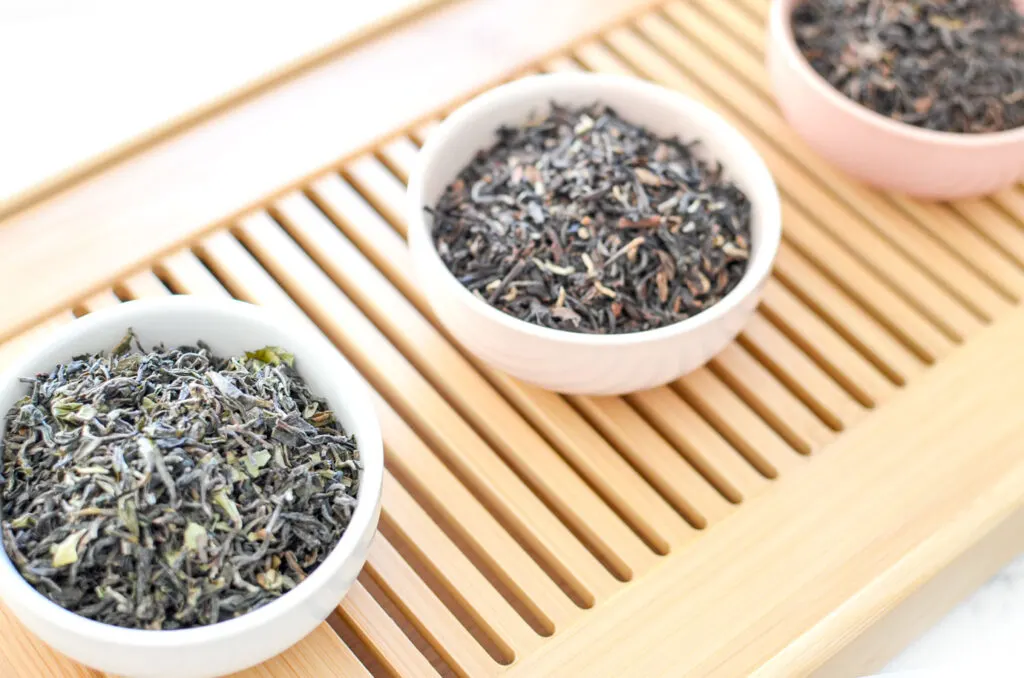 three types of darjeeling tea