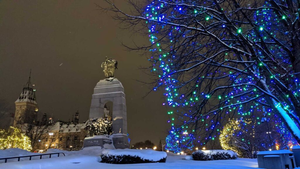 ottawa-in-winter-at-night-christmas-lights