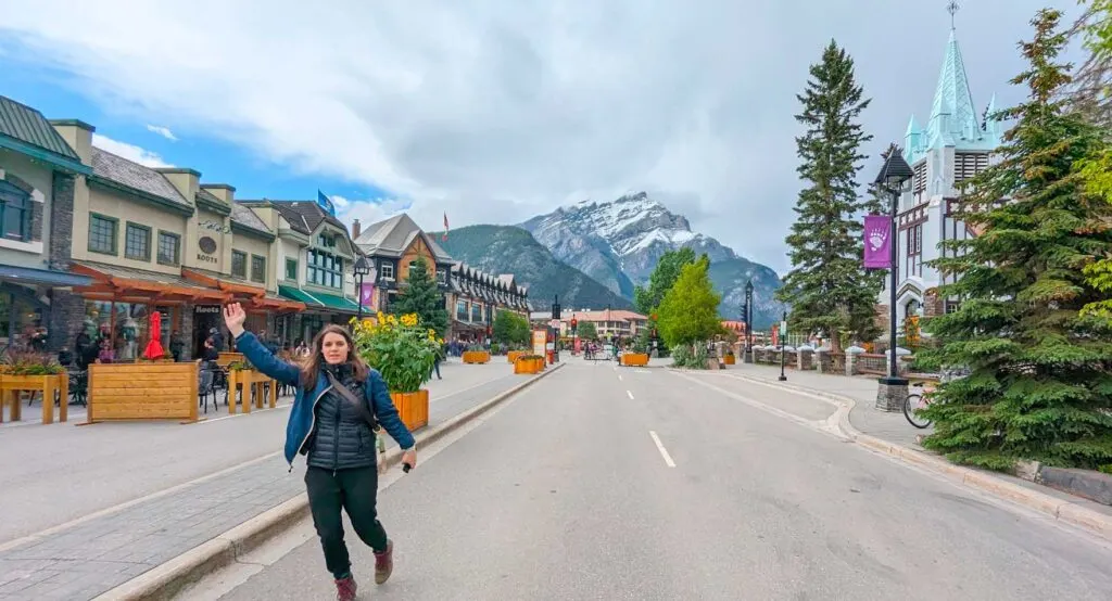 showing-off-my-layers-of-jackets-banff-town-
