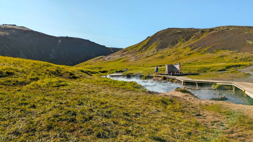 steam-coming-off-of-water-thermal-spring-reykjdalaur-Iceland