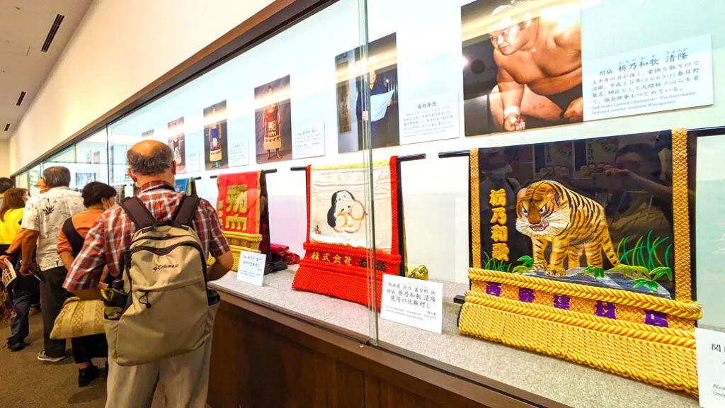 sumo-wrestler-loin-cloths-in-the-museum
