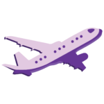 Afternoon Tea Reads main logo purple airplane